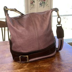 Genuine leather made in Italy, purple violet leather